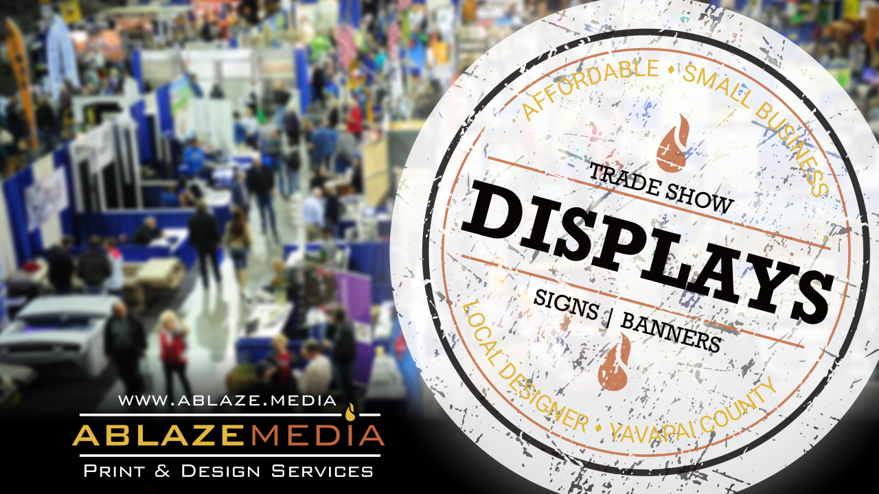 Affordable small business trade show displays at Ablaze Media